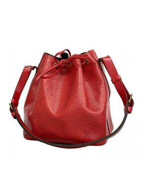Louis Vuitton Shoulder Bag Epi Petit Noe Castilian Red